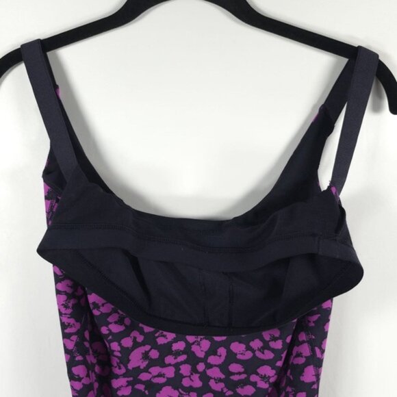 Lululemon Barre None Tank Top Mini Cherry Cheetah Ultra Violet Size 6 - Picture 7 of 11